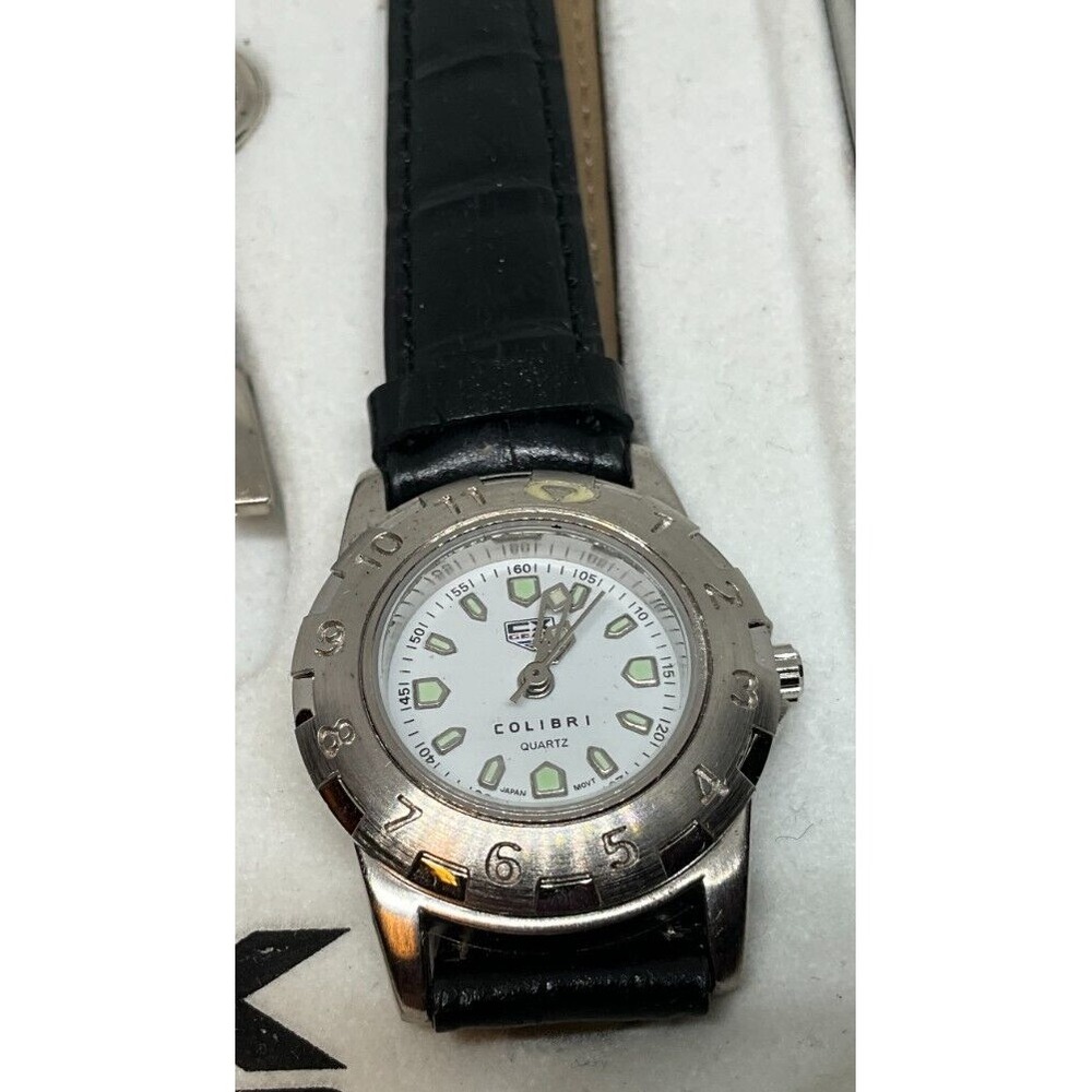 Desirable CX Gear watch set by Colibri, original tin papers, new old stock, runs - Picture 3 of 15